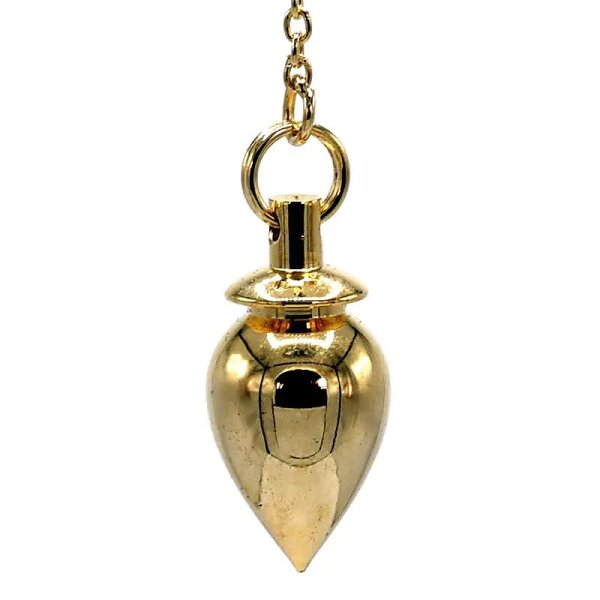 Pendel Messing vergoldet -- 20 g; 2 cm