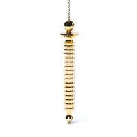 Pendel Messing vergoldet Blume des Lebens -- 10.5cm