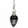 Pendel OHM poliert schwarzer Achat -- 16 g; 4 cm