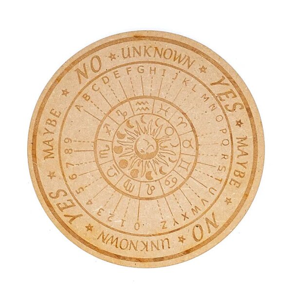 Pendeltafel Astrologie graviert -- 20cm