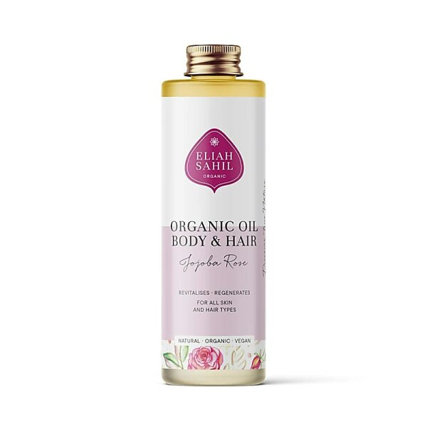 Pflegeöl Körper/Haar Jojoba Rose BIO Eliah Sahil -- 100 ml
