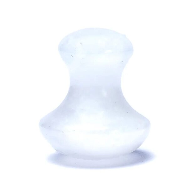 Pilzform Massagestein Bergkristall -- 4x3.5 cm