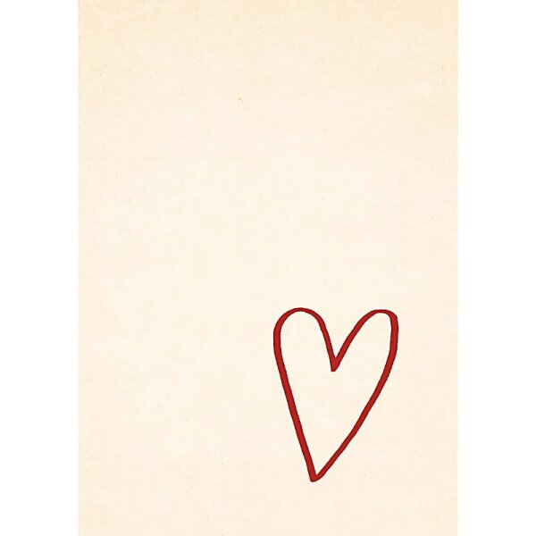 Postkarte Liebe -- 15x10.5 cm