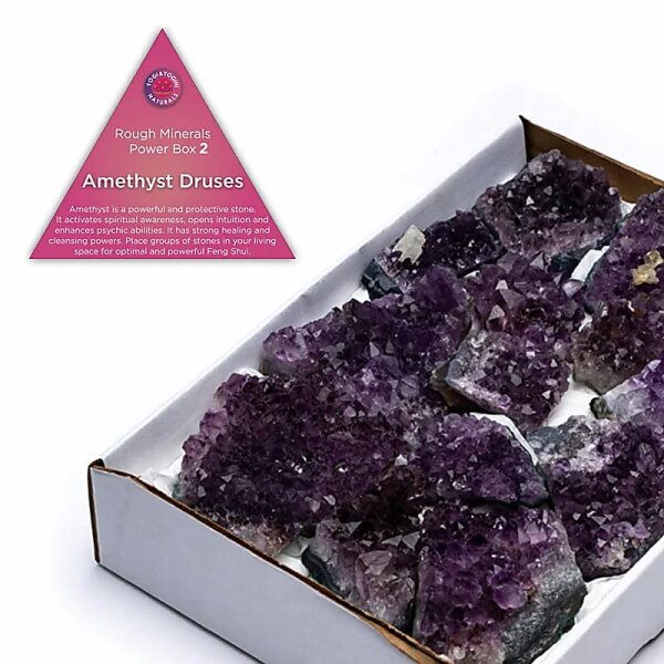 Power Box 2 Amethystdrusen Heilung -- ±800–1000 g