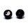 Qi Gong Kugeln Yin Yang schwarz -- 4 cm