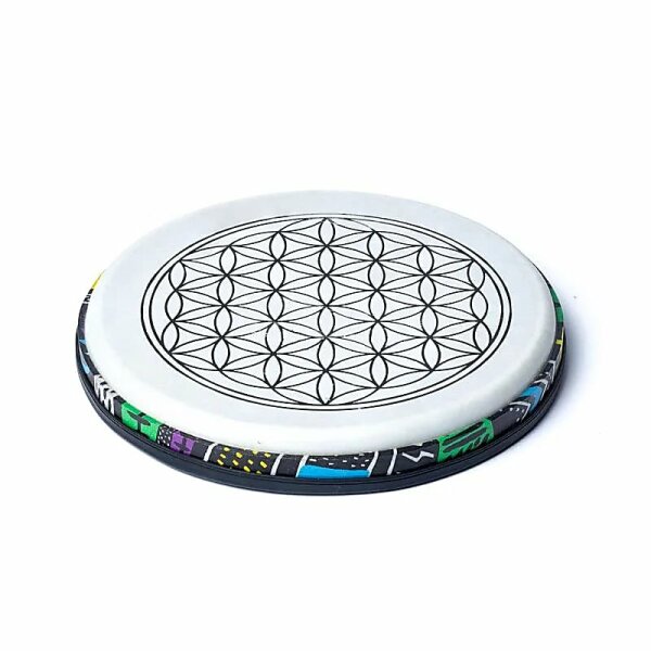 Rahmentrommel Blume des Lebens M -- 320g; 25,5cm