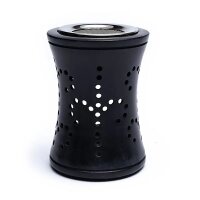Rauchergefäß - Duftlampe Speckstein schwarz --...
