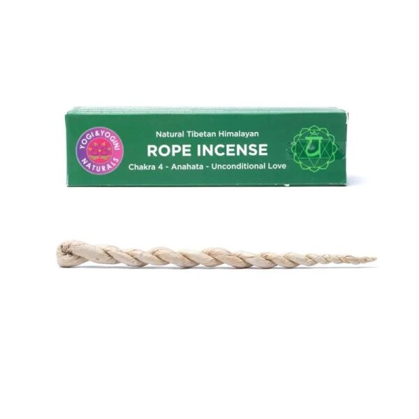 Räucherschnüre 4. Chakra Bedingungslose Liebe -- ± 15 cm; ±43g