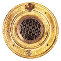 Räucherstäbchen- & -kegelhalter Blume des...