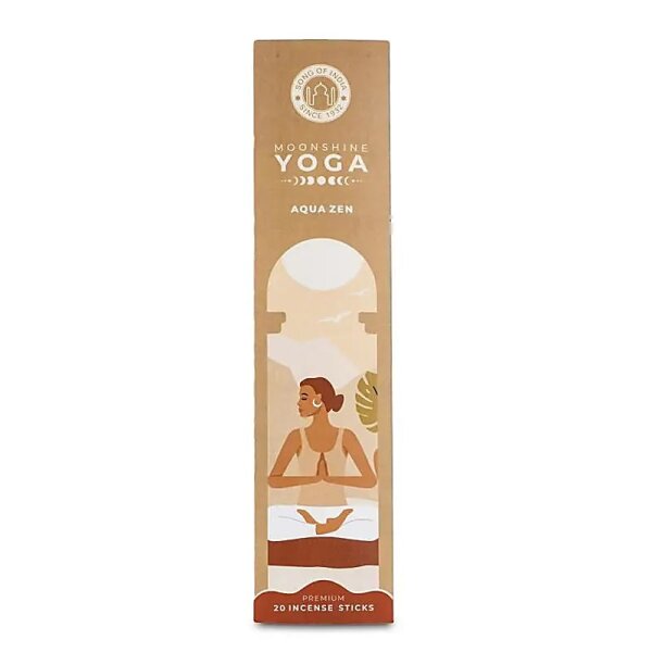 Räucherstäbchen Moonshine Yoga Aqua Zen -- 22g