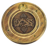 Räucherstäbchen/Weihrauchkegelhalter Drachen --...