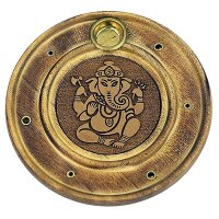 Räucherstäbchen/Weihrauchkegelhalter Ganesha --...