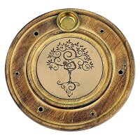 Räucherstäbchen/Weihrauchkegelhalter Yoga Tree...