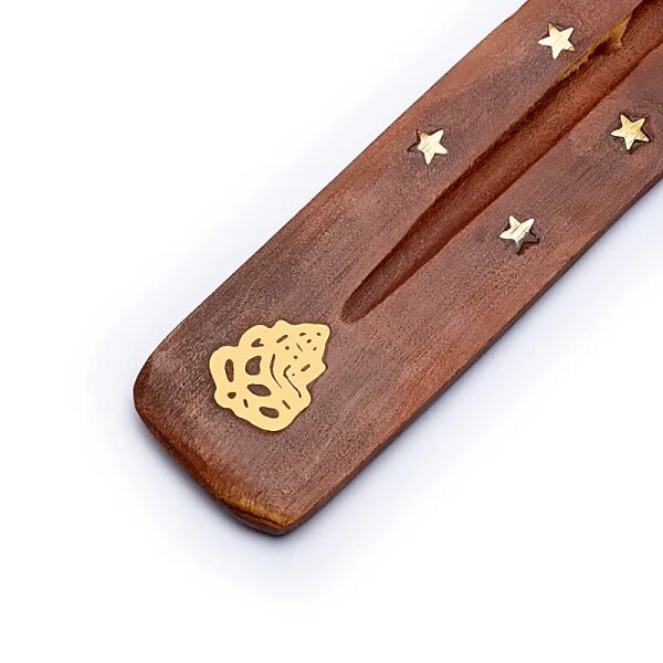 Räucherstäbchenhalter Holz Ganesh -- 25 cm