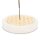 R&auml;ucherst&auml;bchenhalter Selenit Blume des Lebens rund --  9 cm; 260 g