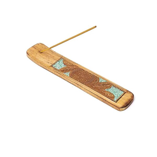 Räucherstäbchenhalter Traumfänger Amazonit -- ±15.5x5cm