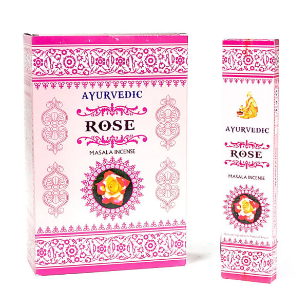 Räucherwerk Ayurvedisches Masala Rose -- 10 g
