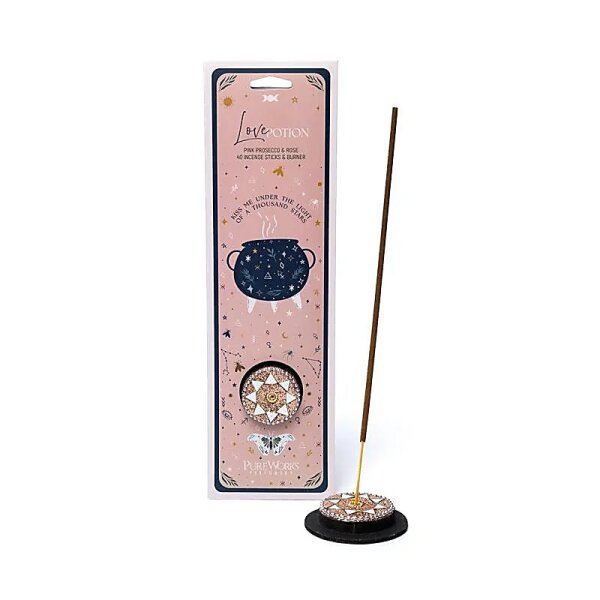Räucherwerk Celestial Magic Love Potion + Räucherwerkhalter -- 40gr