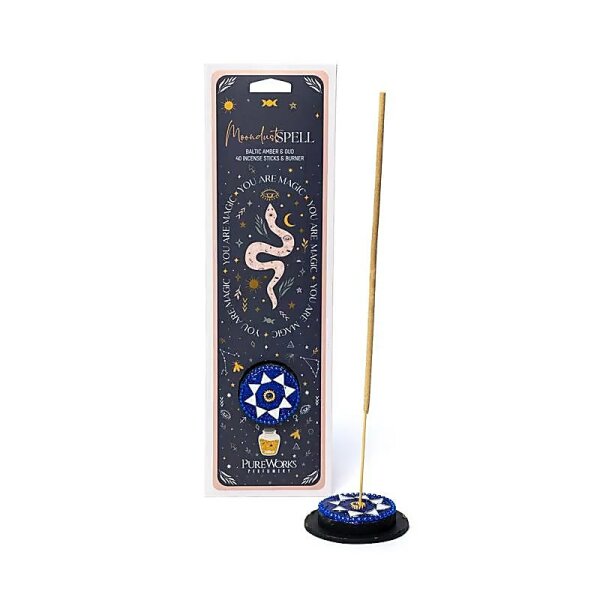 Räucherwerk Celestial Magic Moondust Spell + Räucherwerkhalter -- 40gr