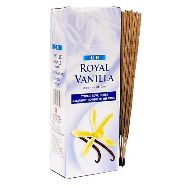 Räucherwerk Vanille Sechseck-Packung -- 20 g