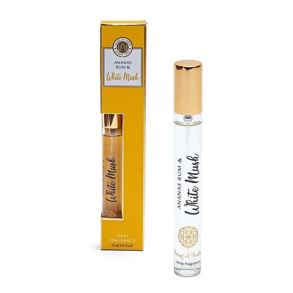 Raumspray Ananas Rum & weißer Moschus -- 12 ml