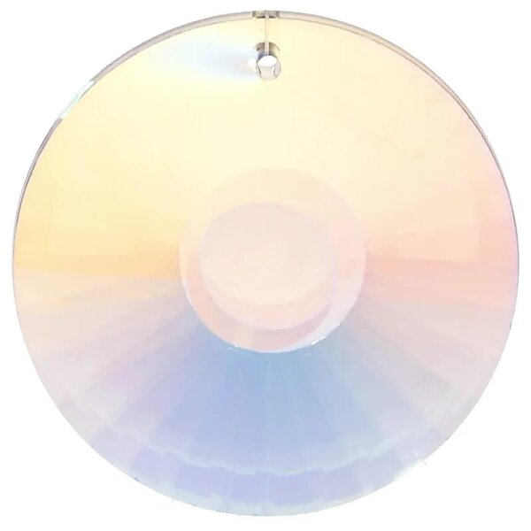 Regenbogen-Kristalle Kreis Perlmutt AAA Qualität -- 4.5 cm