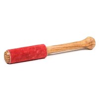 Reibeklöppel klein mit Leder rot -- ±25g;...