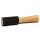 Reibekl&ouml;ppel mit Leder schwarz -- &plusmn;110 g; &plusmn;20x4 cm