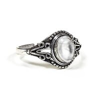 Ring mit Bergkristall -- 0.7cm