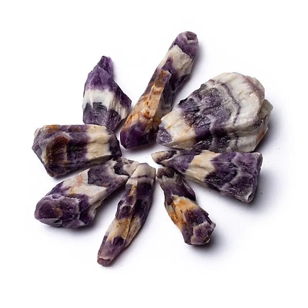 Roher Chevron Amethyst -- ±1000g; ±3-9cm