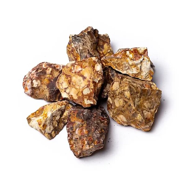 Roher Vogelaugen Jaspis -- ±500g; ±4-6cm