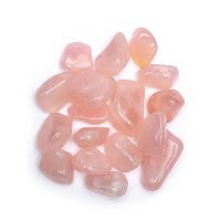 Rosenquarz Trommelsteine AA- Qualität -- ±2x3...