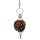 Rudraksha Pendel silberfarbig -- 10 g; 4.5 cm