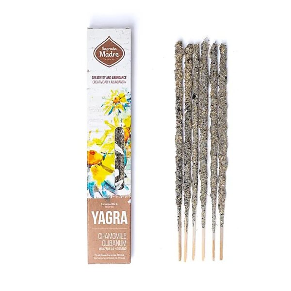 Sagra Madre Yagra Räucherwerk Kamille & Olibanum -- ±20g