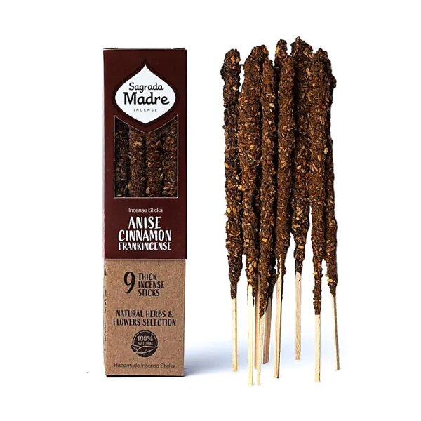 Sagrada Madre Herbal Räucherwerk Anis, Zimt & Olibanum -- ±44 g