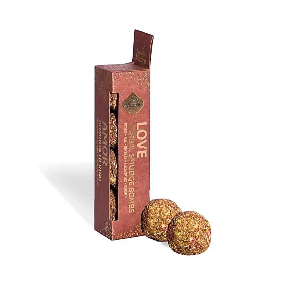 Sagrada Madre Premium-Kräuter-Rauchbomben Liebe -- 34g