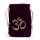 Samt Tasche mit Om -- 19x13cm