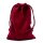 Samt-Geschenktasche bordeaux M -- 13x18cm