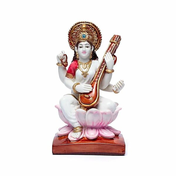 Saraswati mit Sitar -- 19x10cm
