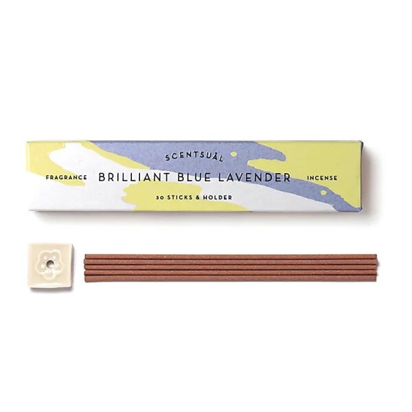 Scentsual Räucherstäbchen Brillianter Blauer Lavendel -- 11 g