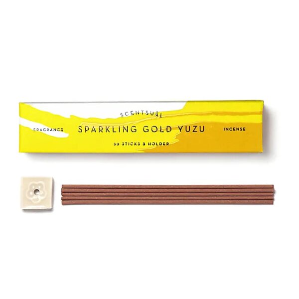 Scentsual Räucherstäbchen Funkelnde Goldene Yuzu -- 11 g
