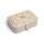 Schmuck-/Tarockschatulle Samt beige/gold mit Blume des Lebens -- 11x15,5x5 cm