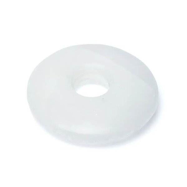Selenit dekorativer Donutstein -- ±17cm