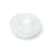 Selenit runde Schale -- ±15x5cm
