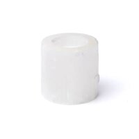 Selenit runder Teelichthalter -- ±6x6cm