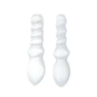 Selenit Spirale Athame -- ±15x4x2cm 130-150g
