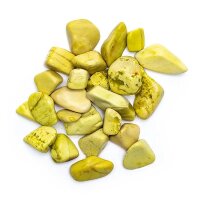 Serpentin Trommelsteine B-Qualität -- ±250 g;...