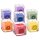 Set/7 &ouml;kologischen Chakra Rapswachs-Duftkerzen -- 7x260 g