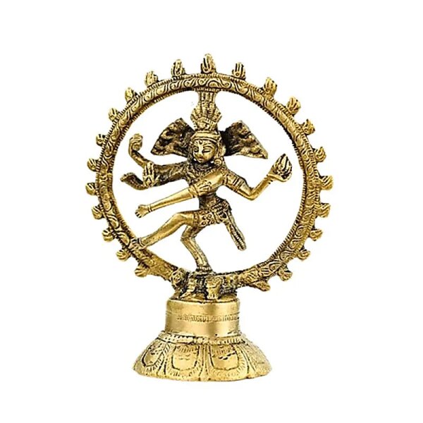 Shiva Nataraj Messing einzigfarbig -- 264 g; 13 cm
