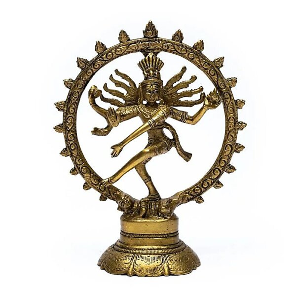Shiva Nataraj Messing einzigfarbig -- 702 g; 20 cm